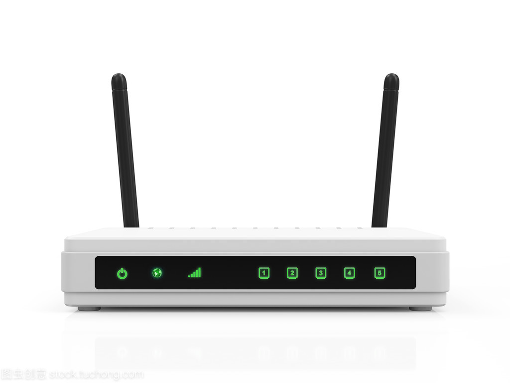 現(xiàn)代白色無線路由器 家居網絡美學與性能的完美融合